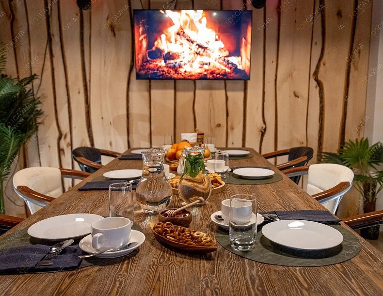 Банный комплекс Сказка Жар, в Санкт-Петербурге, Ланское, Красногвардейский переулок, 15 Д | Зона отдыха банного комплекса Сказка Жар Красногвардейский переулок | 1001sauna.com