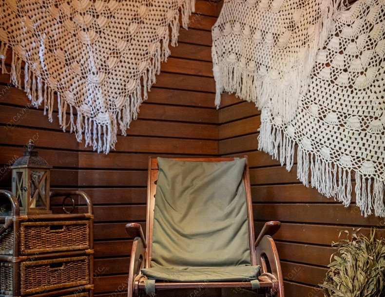 Банный комплекс Сказка Жар, в Санкт-Петербурге, Ланское, Красногвардейский переулок, 15 Д | Летняя веранда бани Сказка Жар Красногвардейский переулок | 1001sauna.com