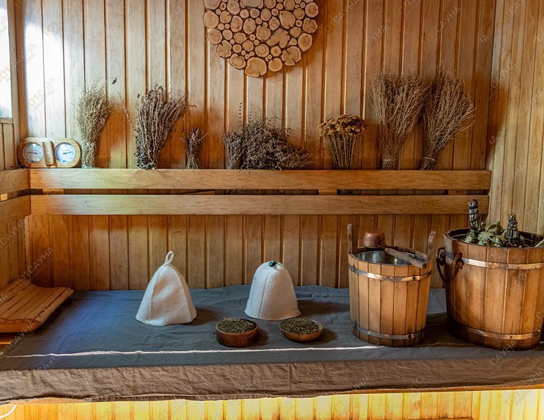 Банный комплекс Сказка Жар, в Санкт-Петербурге, Ланское, Красногвардейский переулок, 15 Д | Интерьер зоны отдыха банного комплекса Сказка Жар | 1001sauna.com