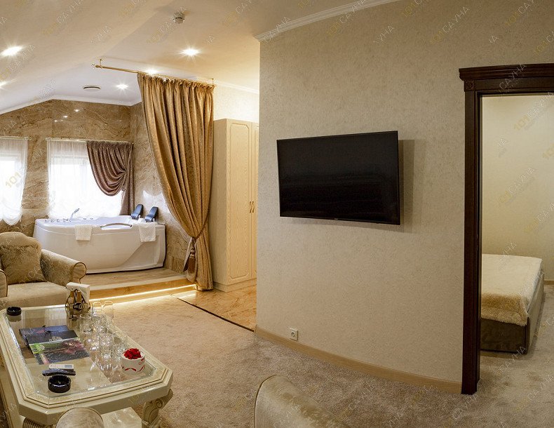 Банный комплекс Rai-Spa, в Краснодаре, ул. Адыгейская набережная, 186 | Номер "Гостиничный номер - Плейбой": 2 | 1001sauna.com