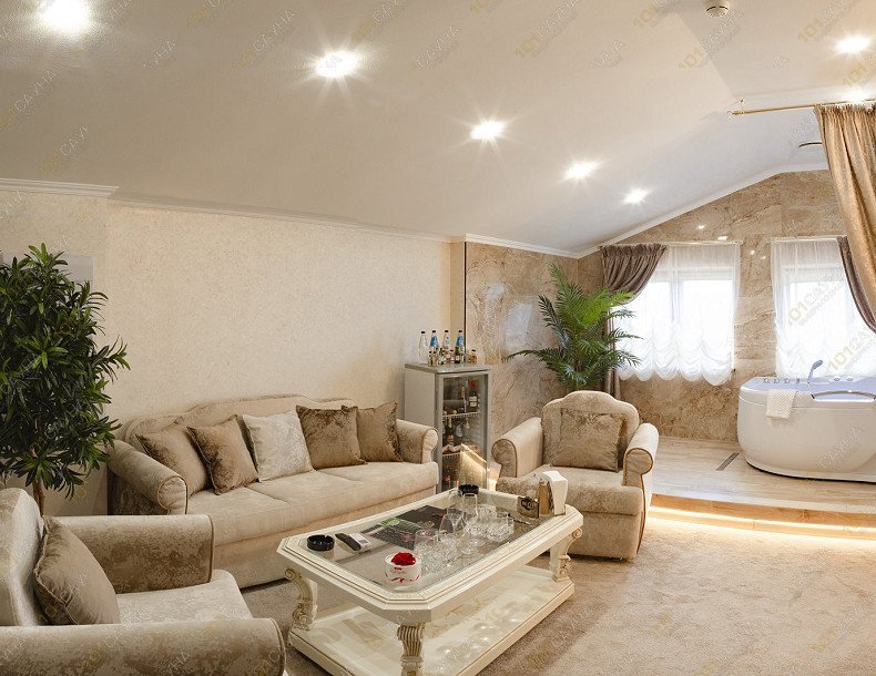 Банный комплекс Rai-Spa, в Краснодаре, ул. Адыгейская набережная, 186 | Номер "Гостиничный номер - Плейбой": 3 | 1001sauna.com