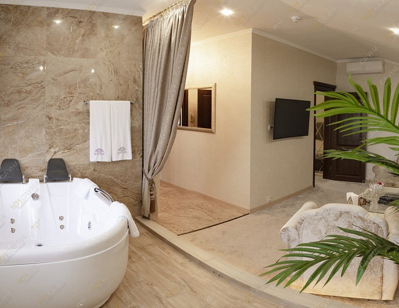 Банный комплекс Rai-Spa, в Краснодаре, ул. Адыгейская набережная, 186 | Номер "Гостиничный номер - Плейбой": 7 | 1001sauna.com