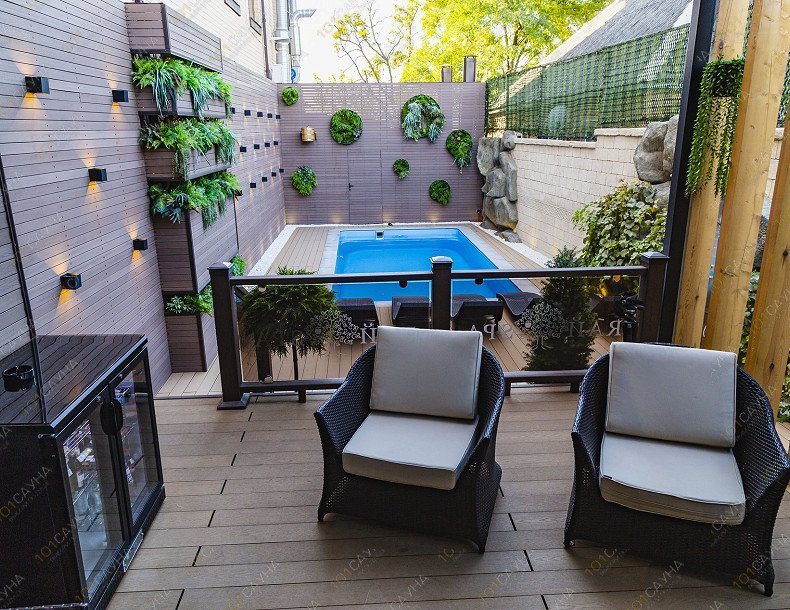 Банный комплекс Rai-Spa, в Краснодаре, ул. Адыгейская набережная, 186 | Номер "Летняя терраса с бассейном": 9 | 1001sauna.com