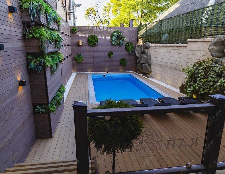 Банный комплекс Rai-Spa, в Краснодаре, ул. Адыгейская набережная, 186 | Номер "Летняя терраса с бассейном": 10 | 1001sauna.com