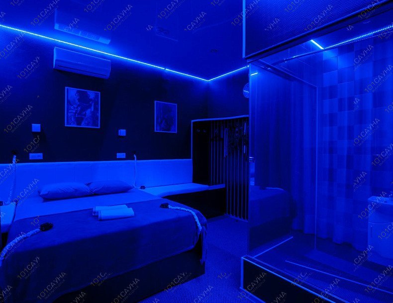 Тематический отель Небо на Магистральной, в Омске, Магистральная, 52 | Номер "Синяя комната": 1 | 1001sauna.com