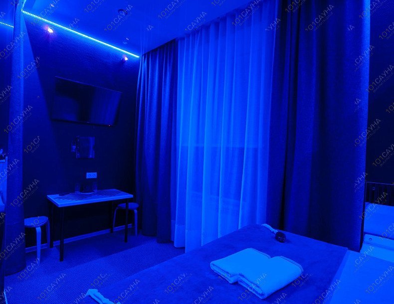 Тематический отель Небо на Магистральной, в Омске, Магистральная, 52 | Номер "Синяя комната": 3 | 1001sauna.com