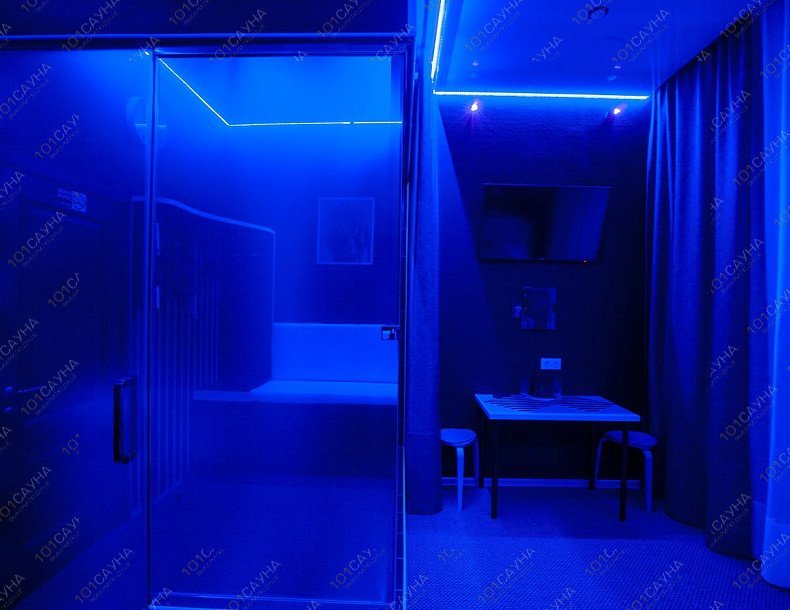 Тематический отель Небо на Магистральной, в Омске, Магистральная, 52 | Номер "Синяя комната": 4 | 1001sauna.com