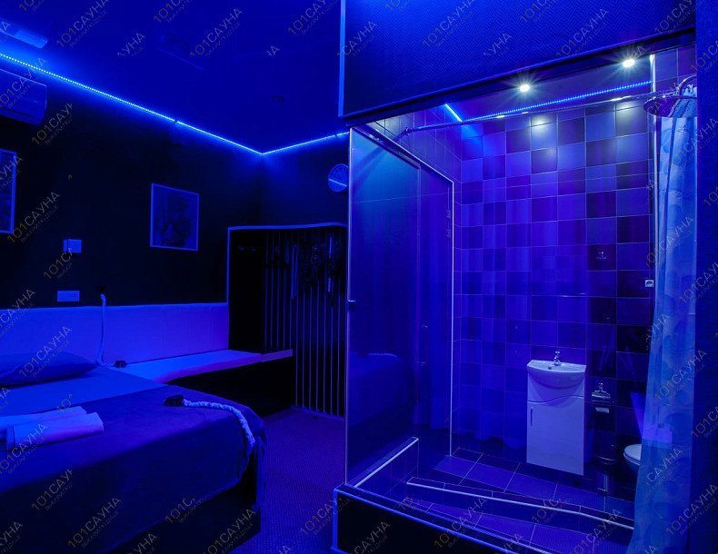 Тематический отель Небо на Магистральной, в Омске, Магистральная, 52 | Номер "Синяя комната": 10 | 1001sauna.com