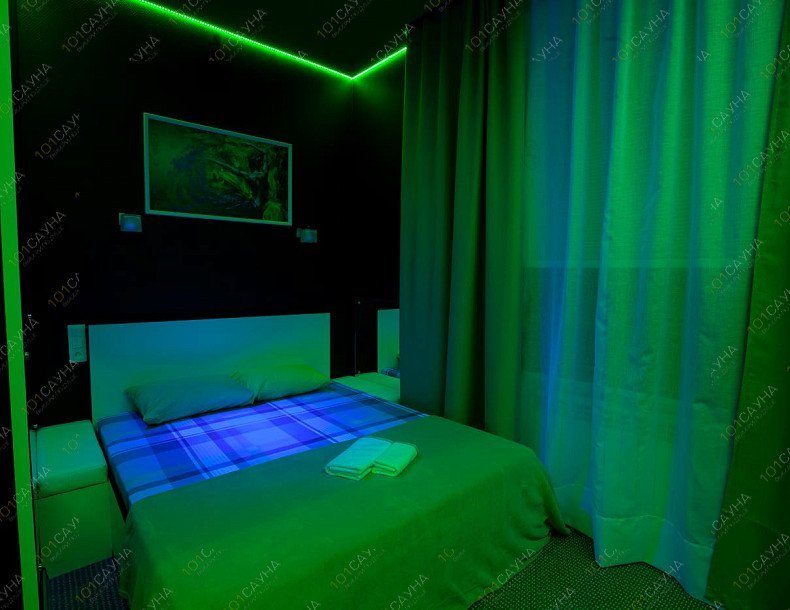 Тематический отель Небо на Магистральной, в Омске, Магистральная, 52 | Номер "Зеленая комната": 1 | 1001sauna.com