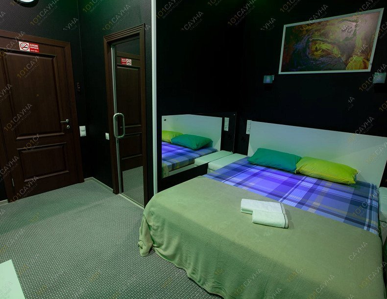 Тематический отель Небо на Магистральной, в Омске, Магистральная, 52 | Номер "Зеленая комната": 5 | 1001sauna.com