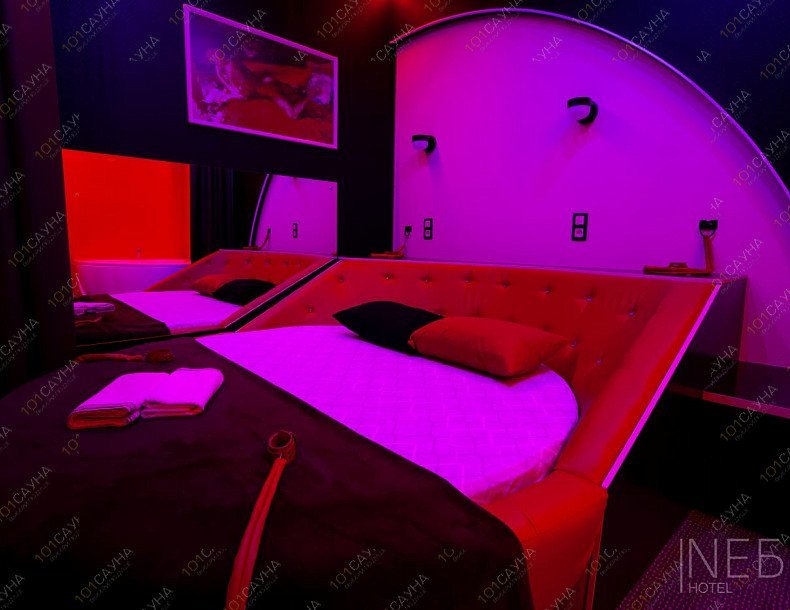 Тематический отель Небо на Магистральной, в Омске, Магистральная, 52 | Номер "Красная комната": 1 | 1001sauna.com