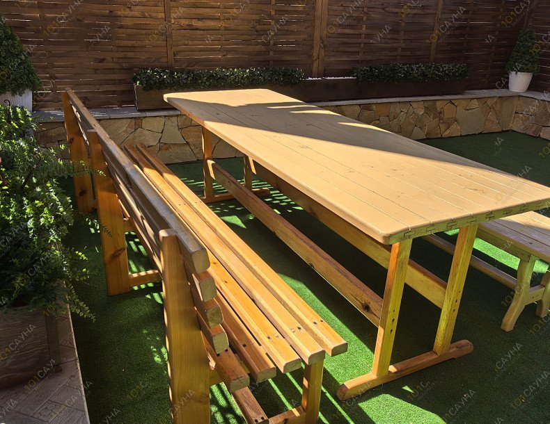 Сауна Сапфир, в Омске, Андрианова, 3 корп. 2 | Номер "Банное патио - Греция": 7 | 1001sauna.com