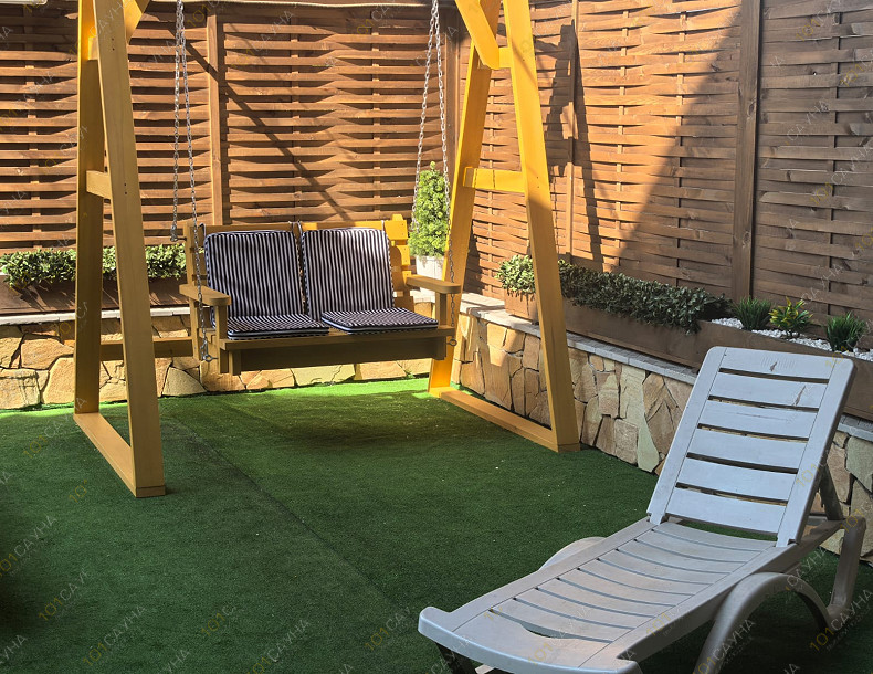 Сауна Сапфир, в Омске, Андрианова, 3 корп. 2 | Номер "Мангальное патио с бассейном " Греция"": 4 | 1001sauna.com