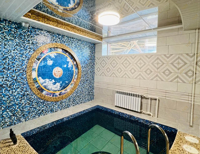 Сауна Сапфир, в Омске, Андрианова, 3 корп. 2 | Номер "Мангальное патио с бассейном " Греция"": 9 | 1001sauna.com