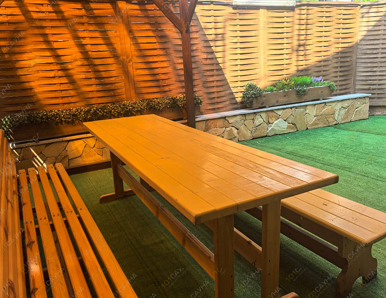 Сауна Сапфир, в Омске, Андрианова, 3 корп. 2 | Номер "Мангальное патио с бассейном " Венеция"": 1 | 1001sauna.com