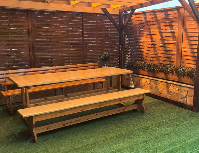 Сауна Сапфир, в Омске, Андрианова, 3 корп. 2 | Номер "Мангальное патио с бассейном " Венеция"": 5 | 1001sauna.com