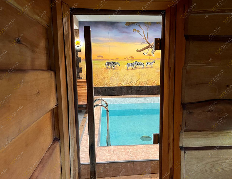 VIP баня на дровах Викинг, в Рязани, Кутузова, 15 | Номер "Зал - Африканское сафари": 10 | 1001sauna.com