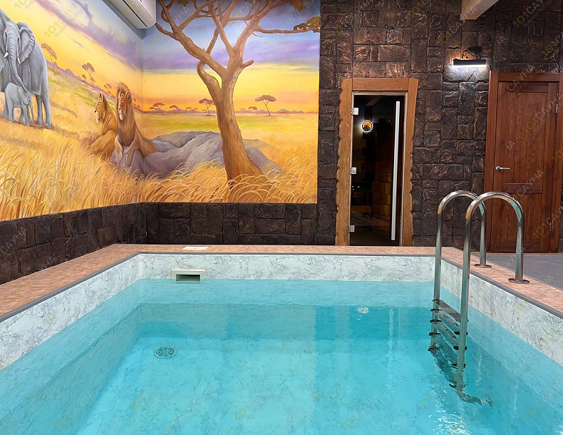 VIP баня на дровах Викинг, в Рязани, Кутузова, 15 | Номер "Зал - Африканское сафари": 11 | 1001sauna.com