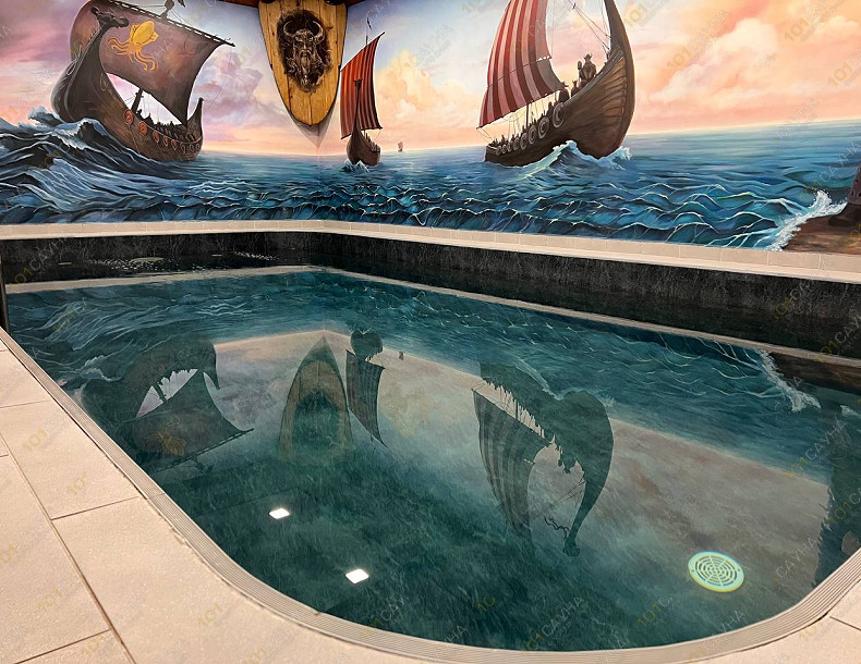 VIP баня на дровах Викинг, в Рязани, Кутузова, 15 | Номер "Зал - Королевство викингов": 1 | 1001sauna.com