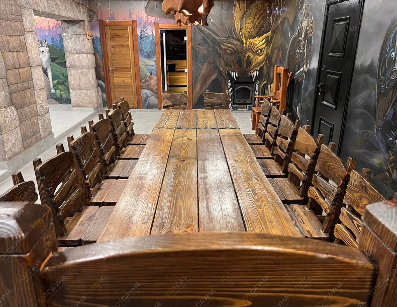 VIP баня на дровах Викинг, в Рязани, Кутузова, 15 | Номер "Зал - Королевство викингов": 6 | 1001sauna.com