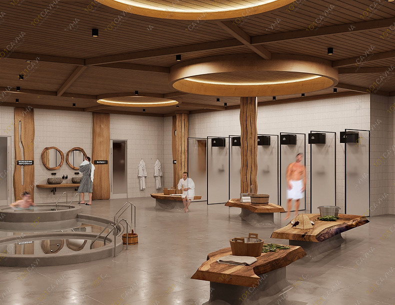 Банный комплекс Бани Малевича, в Одинцове, парк Малевича, строение 3 | 3 | 1001sauna.com