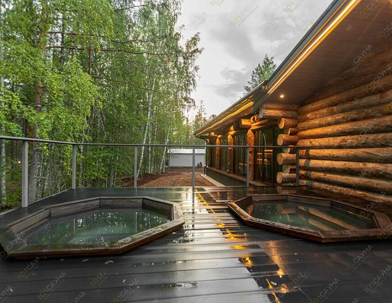 Комплекс Хвоя Карелия, в Петрозаводске, Гирвасское сельское поселение | Номер "Акватермальный комплекс": 4 | 1001sauna.com