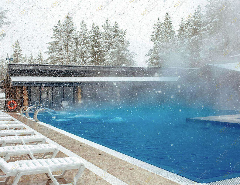 Комплекс Хвоя Карелия, в Петрозаводске, Гирвасское сельское поселение | Номер "Акватермальный комплекс": 20 | 1001sauna.com