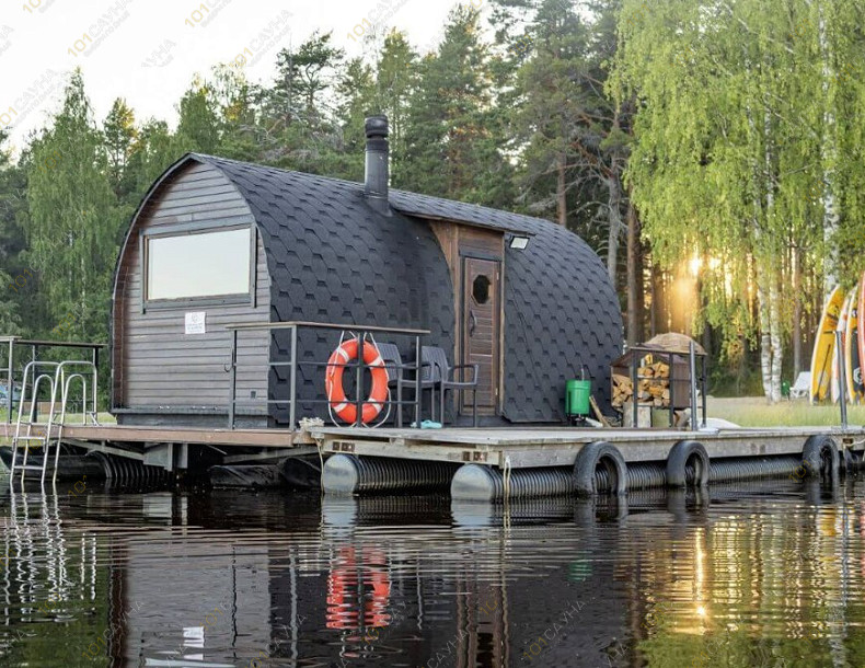 Комплекс Хвоя Карелия, в Петрозаводске, Гирвасское сельское поселение | Номер "Плавучая баня": 1 | 1001sauna.com