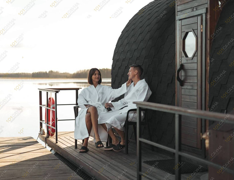 Комплекс Хвоя Карелия, в Петрозаводске, Гирвасское сельское поселение | Номер "Плавучая баня": 2 | 1001sauna.com