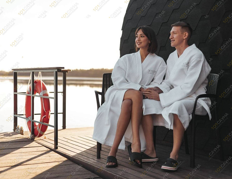 Комплекс Хвоя Карелия, в Петрозаводске, Гирвасское сельское поселение | Номер "Плавучая баня": 3 | 1001sauna.com