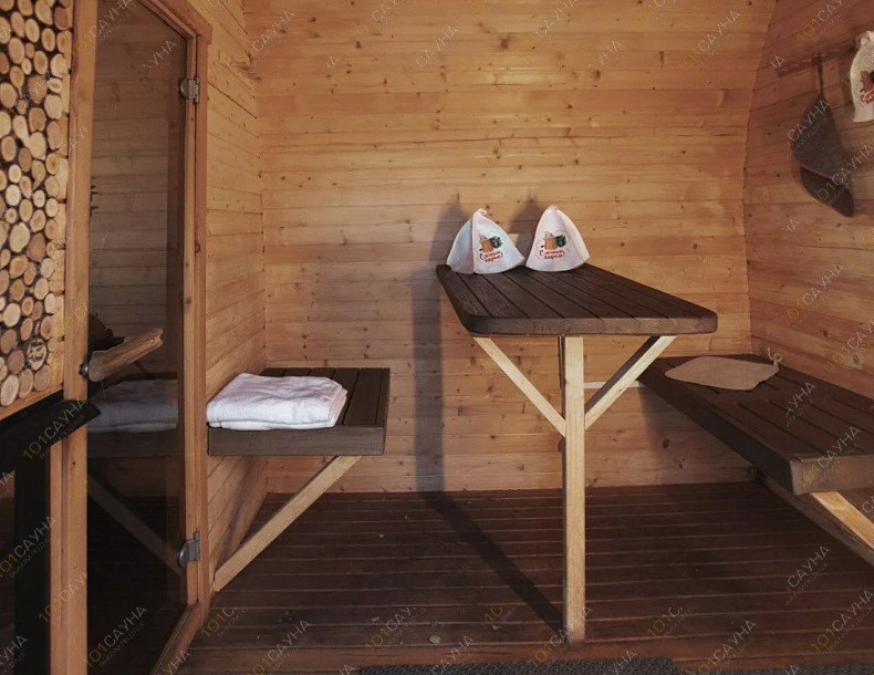 Комплекс Хвоя Карелия, в Петрозаводске, Гирвасское сельское поселение | Номер "Плавучая баня": 5 | 1001sauna.com