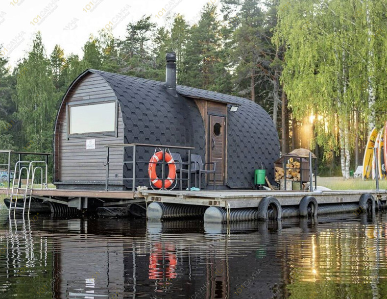 Комплекс Хвоя Карелия, в Петрозаводске, Гирвасское сельское поселение | Номер "Плавучая баня": 6 | 1001sauna.com