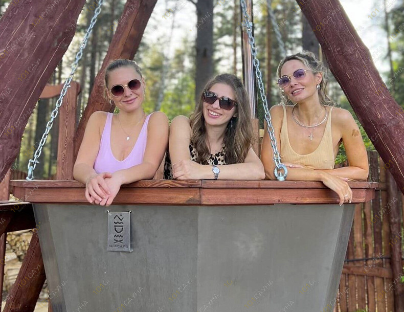 Комплекс Хвоя Карелия, в Петрозаводске, Гирвасское сельское поселение | Номер "Плавучая баня": 7 | 1001sauna.com