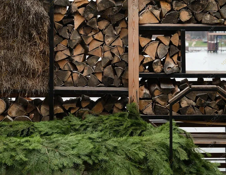 Банный комплекс ЕВРОПЕЙСКИЕ ДОМА, в Мытищах, Адмиральская, 1 | Двор с купелью | 1001sauna.com