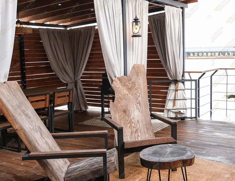 Банный комплекс ЕВРОПЕЙСКИЕ ДОМА, в Мытищах, Адмиральская, 1 | Двор | 1001sauna.com