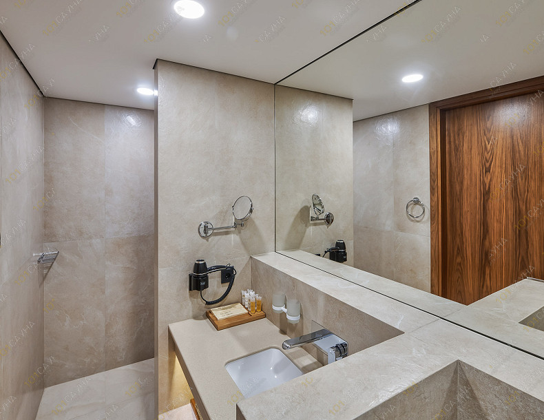 Клуб саун Расслабонофф, в Омске, Поворотникова, 6 | Номер "Гостиничный - Люкс": 9 | 1001sauna.com