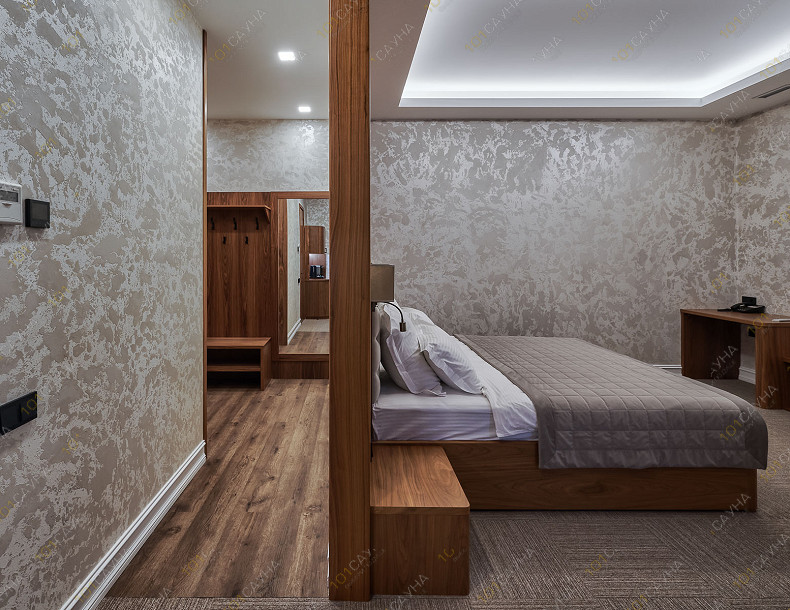 Клуб саун Расслабонофф, в Омске, Поворотникова, 6 | Номер "Гостиничный - Люкс": 15 | 1001sauna.com