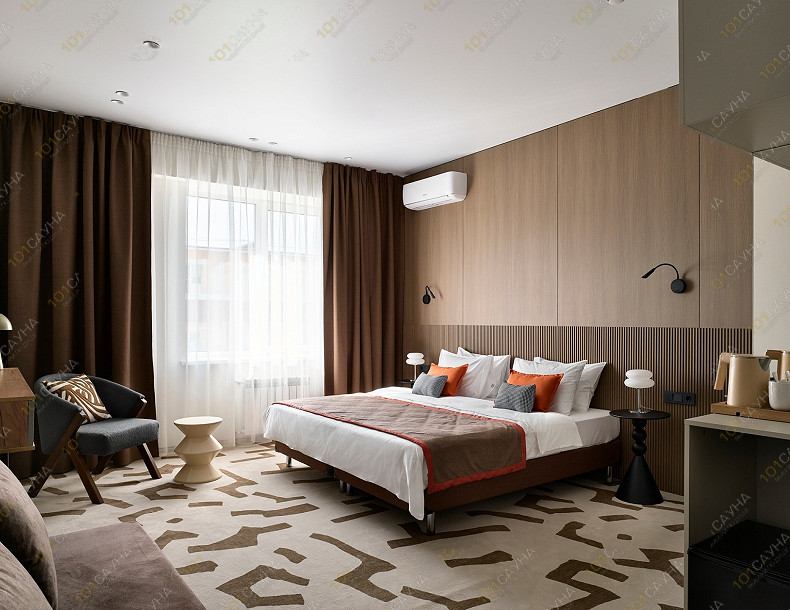 Комплекс М33 ParkSPA, в Наро-Фоминске, п.г.т. Селятино, Спортивная, 3/1 | Номер "Полулюкс": 1 | 1001sauna.com