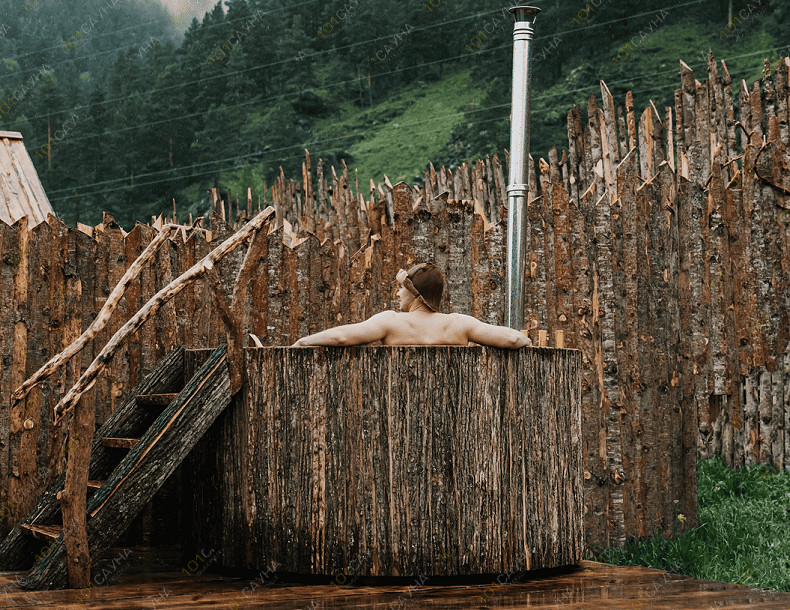 Банный комплекс Благость, в Горно-Алтайске, Чемальский тракт, 15 км, 14 корп. 1. | Теплая купель | 1001sauna.com