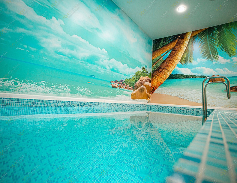 Банный комплекс Бани на Апреля, в Омске, 19 Партсъезда, 33 | Номер "Сауна - Голубая лагуна": 1 | 1001sauna.com