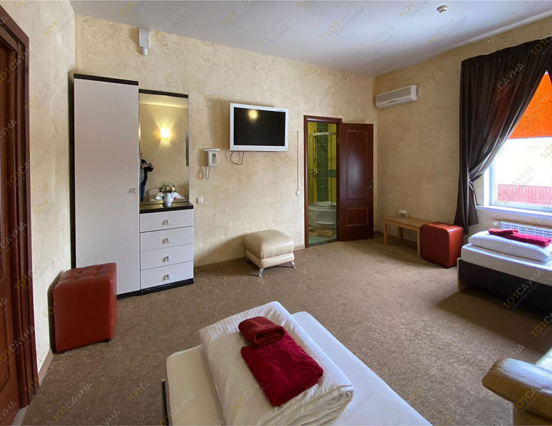 Сауна в отеле Империал, в Саратове, Большая Горная, 146 | Номер "Гостиничный Полулюкс (DBL)": 2 | 1001sauna.com