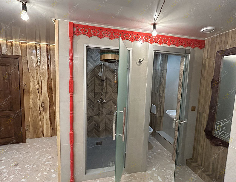 Сауна Медведефф, в Ульяновске, улица Богдана Хитрово, 85 | Номер "Лесная парильня": 9 | 1001sauna.com