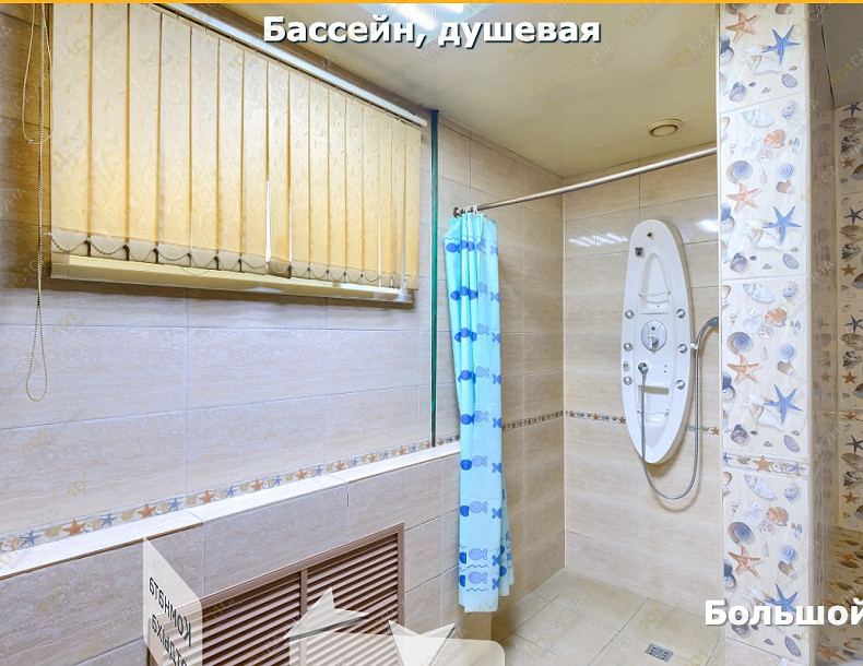 Сауна Сауна Колизей, в Абакане, просп. Ленина, 34А | Бассейн с душевой в Большом зале сауны Колизей | 1001sauna.com