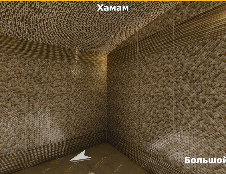 sauna Сауна Тропикана, в Абакане, ул. Кирова, 20А | Хамам в большом зале сауны Тропикана | 1001sauna.com