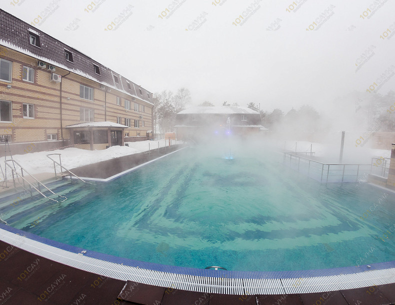 Комплекс Горячий источник 7 и Я, в Кургане, ул. Карбышева, 33В | Хамам в комплексе Горячий источник 7 и Я в Кургане | 1001sauna.com