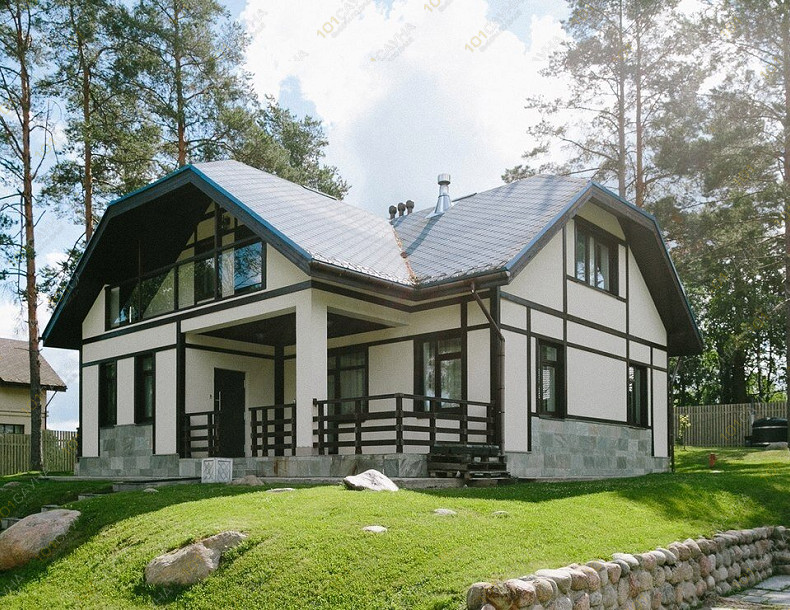 Баня в коттедже Черника Хаус загородный клуб, в Санкт-Петербурге, ДНТ Черничное, 7 | Немецкий коттедж загородного клуба Черника Хаус | 1001sauna.com