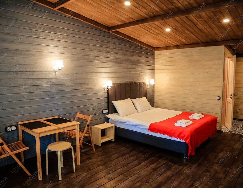 Баня в коттедже Черника Хаус загородный клуб, в Санкт-Петербурге, ДНТ Черничное, 7 | Зона отдыха в номере отеля Черника Хаус | 1001sauna.com