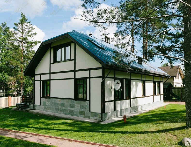 Баня в коттедже Черника Хаус загородный клуб, в Санкт-Петербурге, ДНТ Черничное, 7 | Финский коттедж загородного клуба Черника Хаус | 1001sauna.com