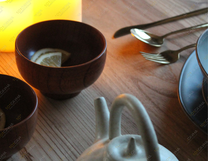 Банный комплекс Хейлофт, в Санкт-Петербурге, Ленинградская обл., д. Соржа-Рыжики, ул. Дачная, 10 | Чайная церемония в зоне отдыха | 1001sauna.com