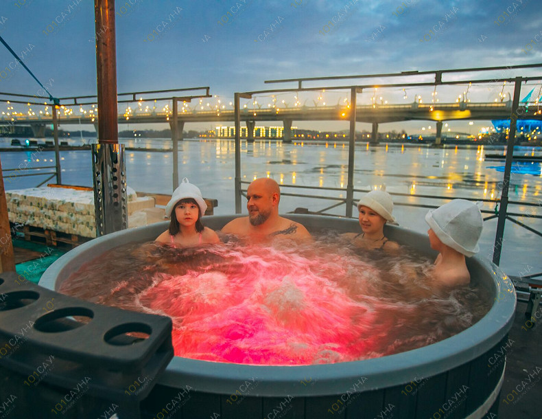 Баня Privé House, в Санкт-Петербурге, Приморский просп., 70, стр. 2 | Privé House — интерьер банного домика, уютная атмосфера | 1001sauna.com